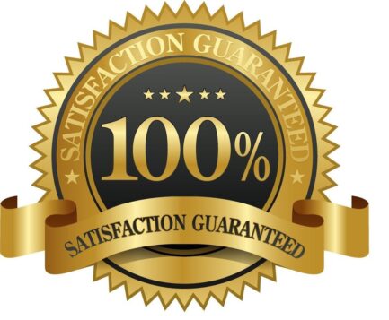 100 satisfaction guarantee seal 100 guarantee seal 1