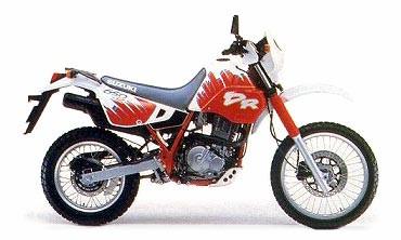 1992 DR650R wh red 370