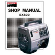 Honda EX800 Generator Shop Manual