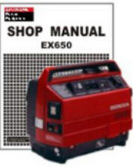 Honda EX650 Generator Shop Manual