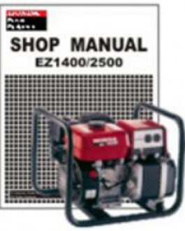 Honda EZ1400 And EZ2500 Generator Shop Manual