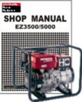 Honda EZ3500 And EZ5000 Generator Shop Manual