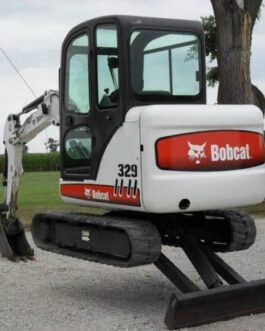 Bobcat 329 Mini Excavator Service Repair Manual Instant DOWNLOAD ( S/N AACL11001 & Above, S/N A9K211001 & Above )