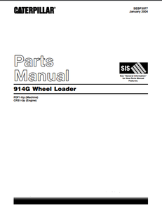 CaterpillarCAT914GWheelLoaderPartsCatalogManualPDF1