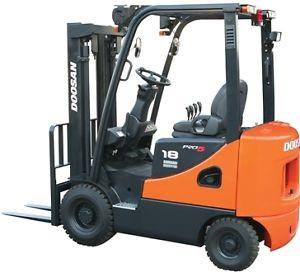 DOOSAN FORKLIFT TRUCK ELECTRIC ALL MODELS