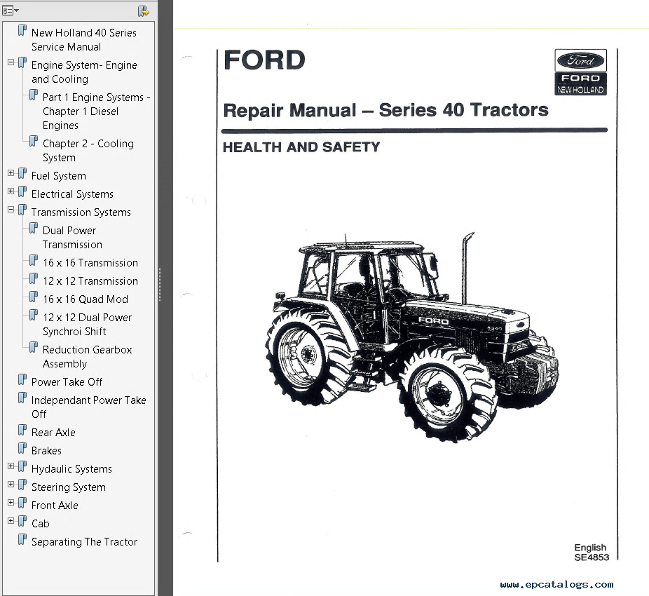 Ford 5640 6640 7740 7840 8240 8340 Workshop repair service manual pdf