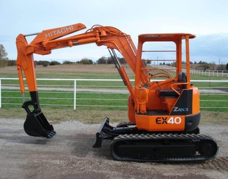 Hitachi EX40UR 3 Excavator Trackhoe Backhoe