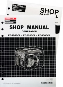 Honda EG4000CL 5000CL 6500CL Generator Shop Manual