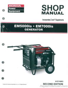 Honda EM5000is EM7000is Generator Shop Manual