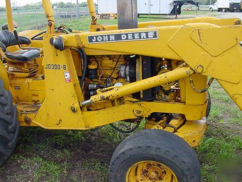 John deere 300B tractor loader backhoe bargain 11