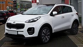 Kia Sportage 2.0 CRDi AWD Platinum Edition IV Frontansicht 21. Februar 2016 Dusseldorf