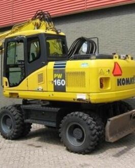 Komatsu PW160-7K Wheeled Excavator Operation & Maintenance Manual DOWNLOAD (SN: K40001 and up)