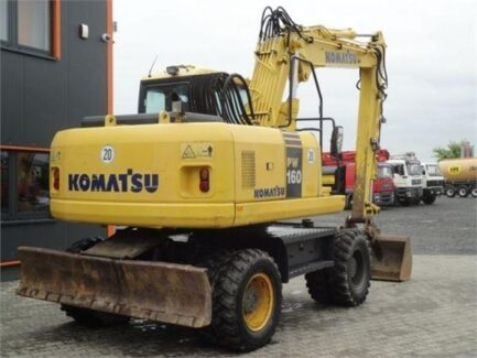 Komatsu PW160 7K Wheeled Excavator Service Repair Workshop Manual DOWNLOAD SN K40001 and up