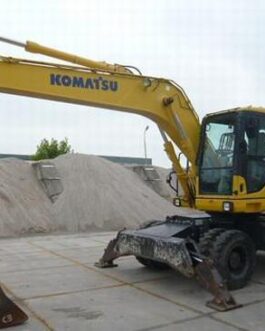 Komatsu PW180-7E0 Hydraulic Excavator Service Repair Workshop Manual DOWNLOAD (SN: H55051 and up)