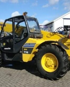 Komatsu WH609-1, WH613-1, WH713-1, WH714-1, WH714H-1, WH716-1 Telescopic Handler Operation & Maintenance Manual Download
