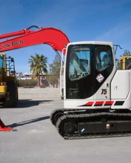 LINK-BELT 75MSR Spin Ace Crawler excavator Operation and maintenance manual