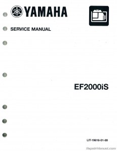 Yamaha EF2000iS Generator Service Manual