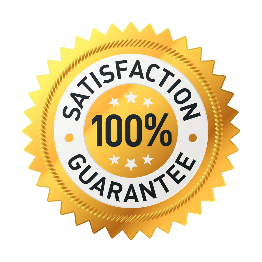Satisfaction Guarantee 94f14623 44e4 43f9 9a08 11027a4dbdc8