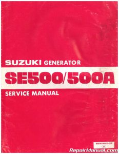 Suzuki SE500 SE500A Generator Service Manual 001 232x300 1