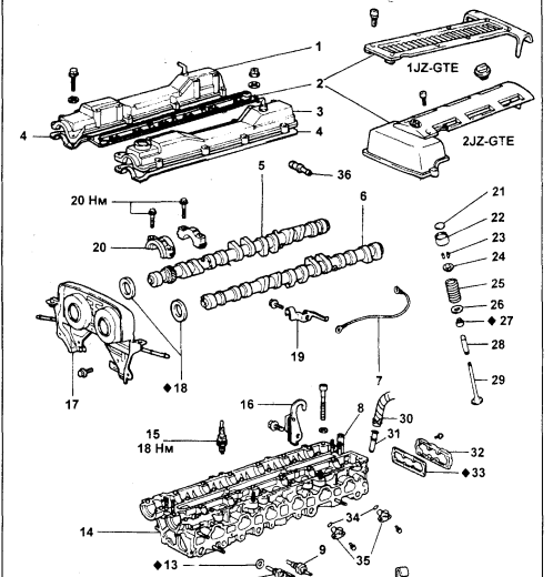 Toyota 1JZ Engine