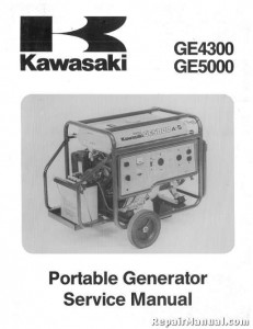 kawasaki ge4300 5000 portable generator service manual reprint r99924 2040 01t 231x300 1