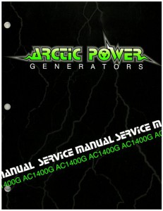 Arctic Cat 1400G Generator Shop Manual