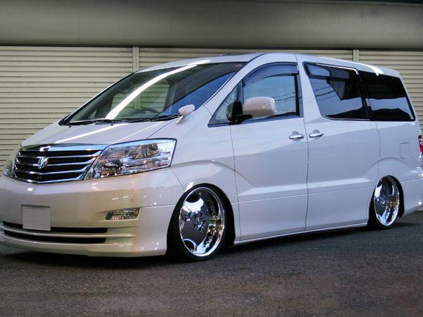 toyota alphard mnh10 2003 2007 anti uv light door visor air press justic3 1401 11 justic3 5