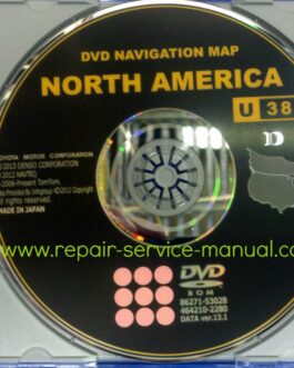 2014 Toyota Lexus Navigation GPS 13.1 Gen 5  U38 DVD